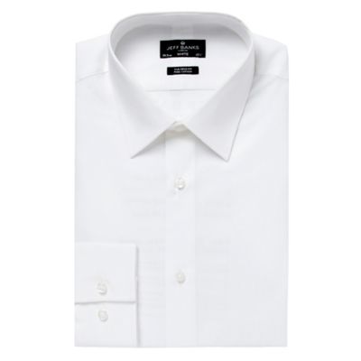 Jeff Banks Designer white tailored point collar shirt